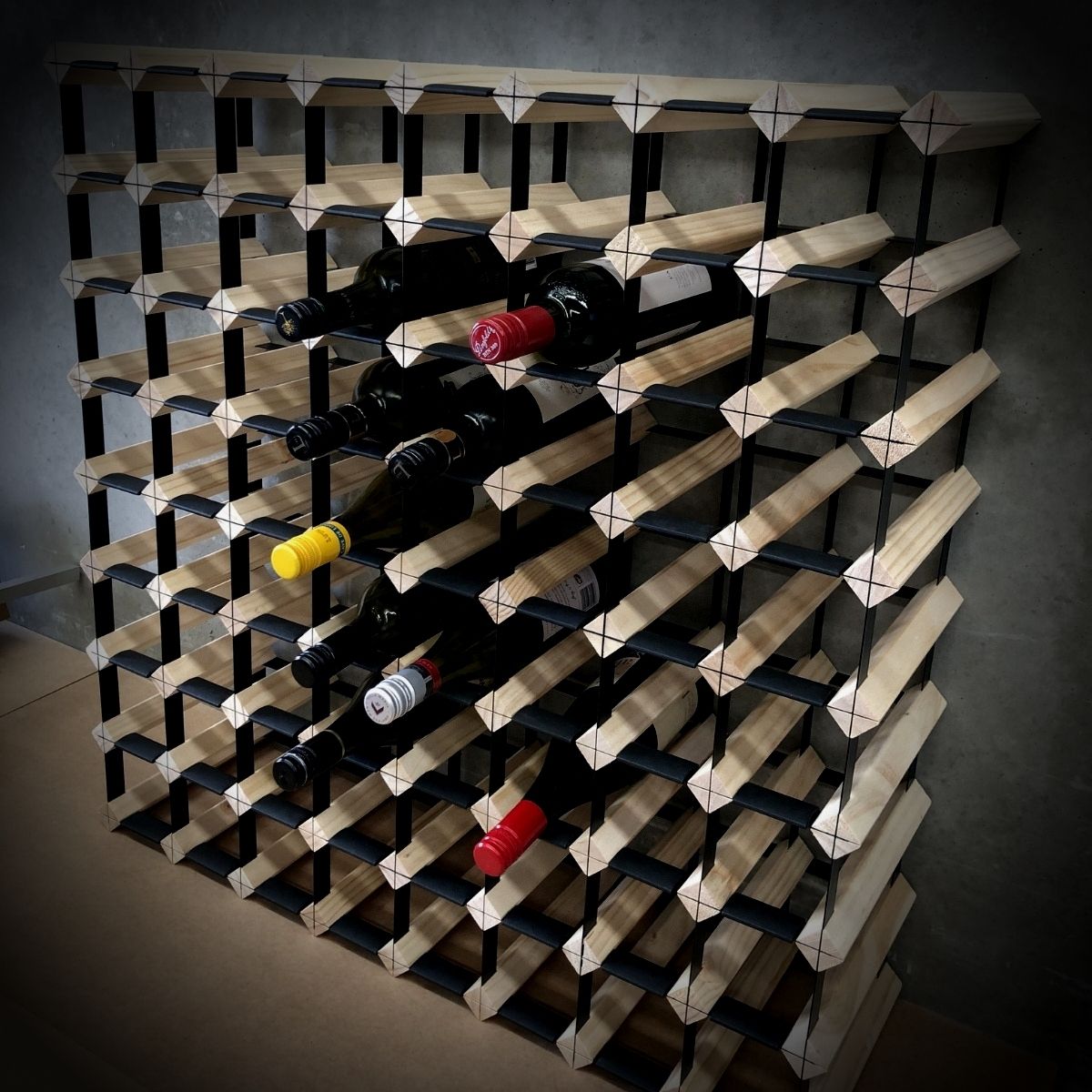 Classic Timber Wine Rack | 12 to 130 Bottles