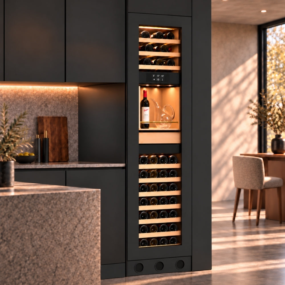 Veil Grand - 1770mm-high Fully Integrated Triple Zone Wine Fridge