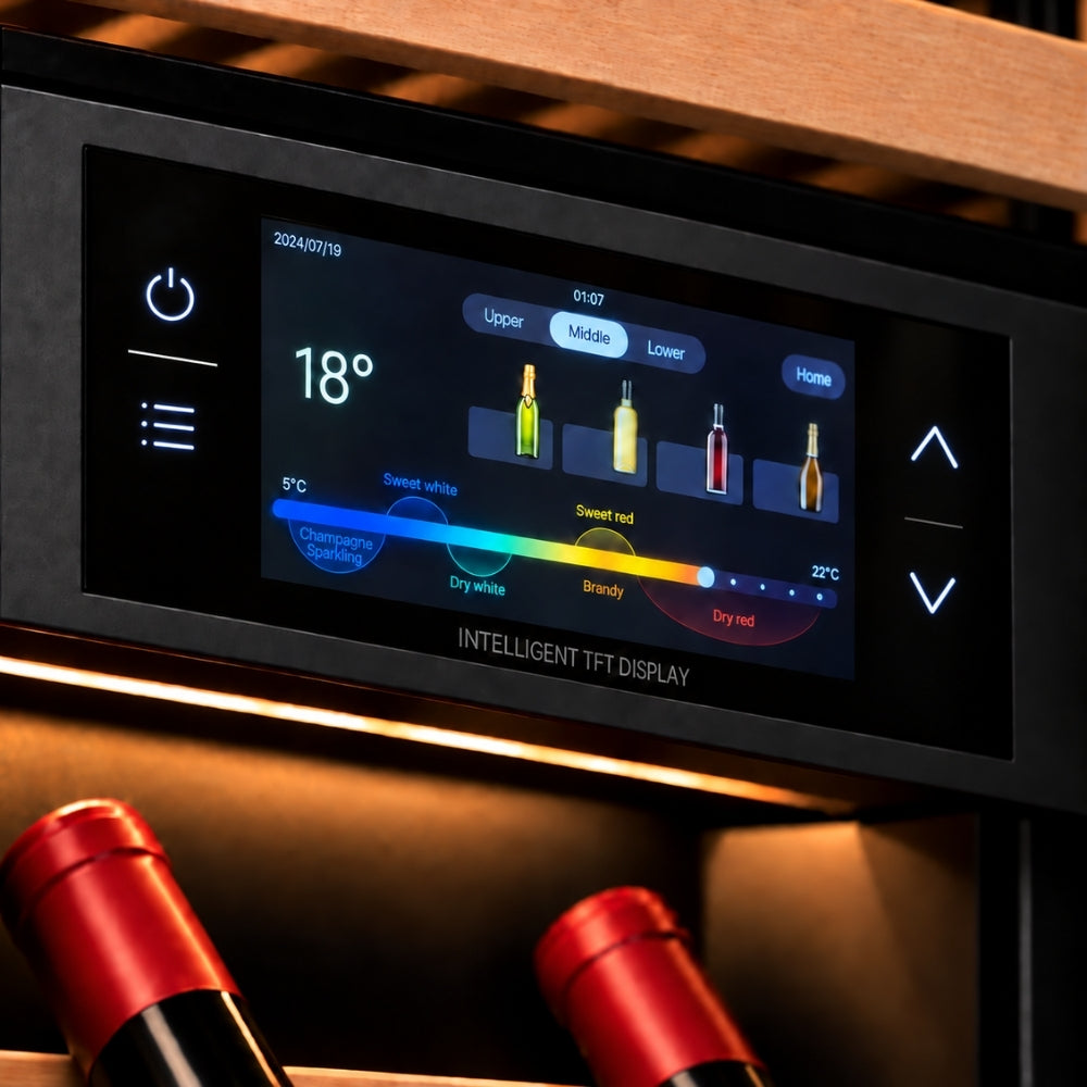 Veil Grand - 1770mm-high Fully Integrated Triple Zone Wine Fridge