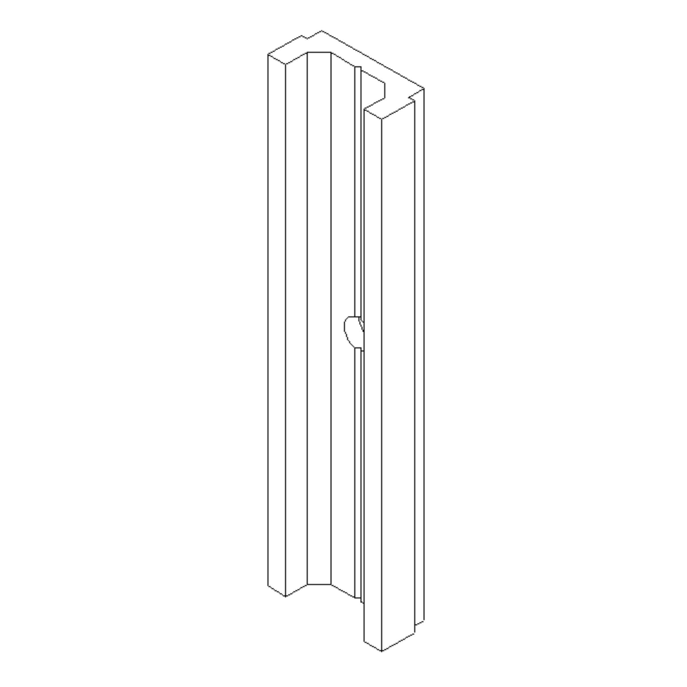 Offset Peg Wall-Mounted Wine Rack Coupler