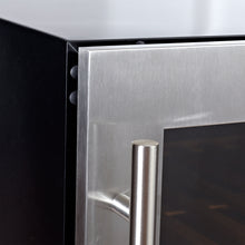 Load image into Gallery viewer, 1800mm Height Upright Wine &amp; Beverage Refrigerator Combo With Low-E Glass
