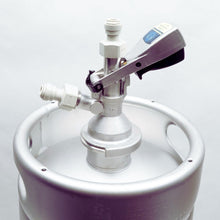Load image into Gallery viewer, D-Type Keg Coupler with Push In Fittings
