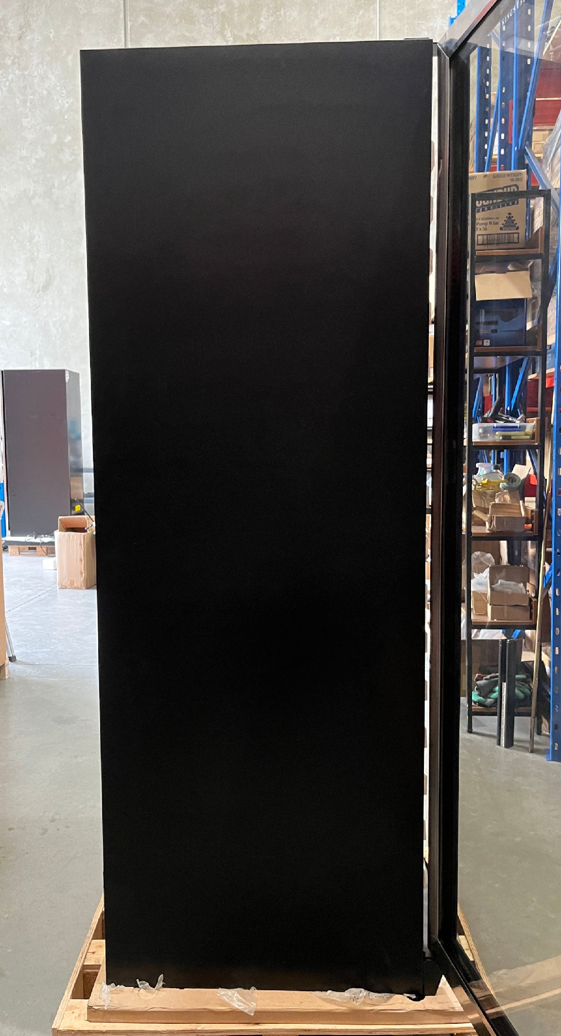 Refurbished - 405L Glass Door Upright Dual Zone Wine Fridge Stainless Steel Door