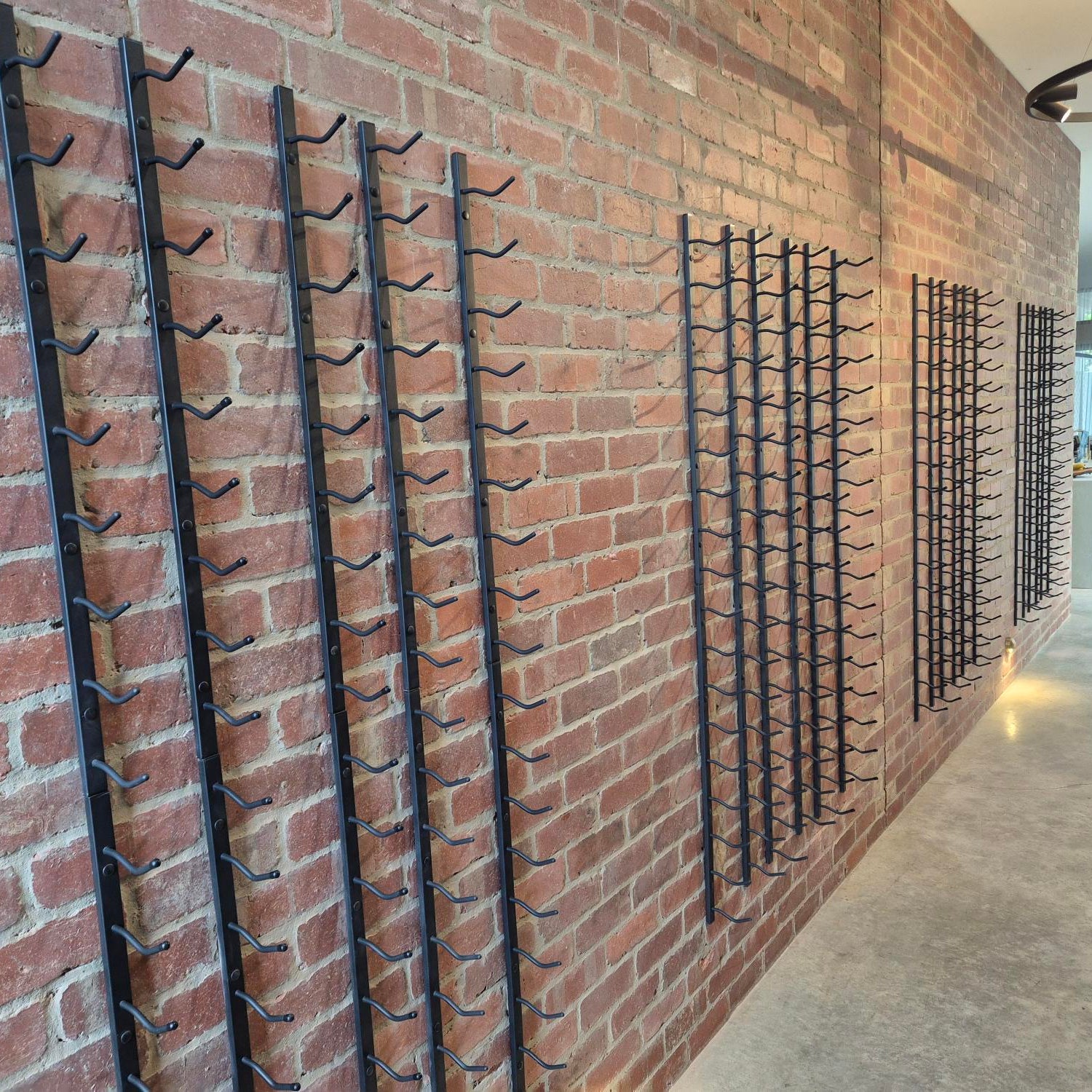 C-Type Label Display Wall Mounted Metal Wine Racks