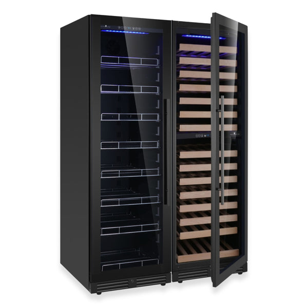 1800mm Upright Triple-Zone Wine & Beverage Fridge Combo