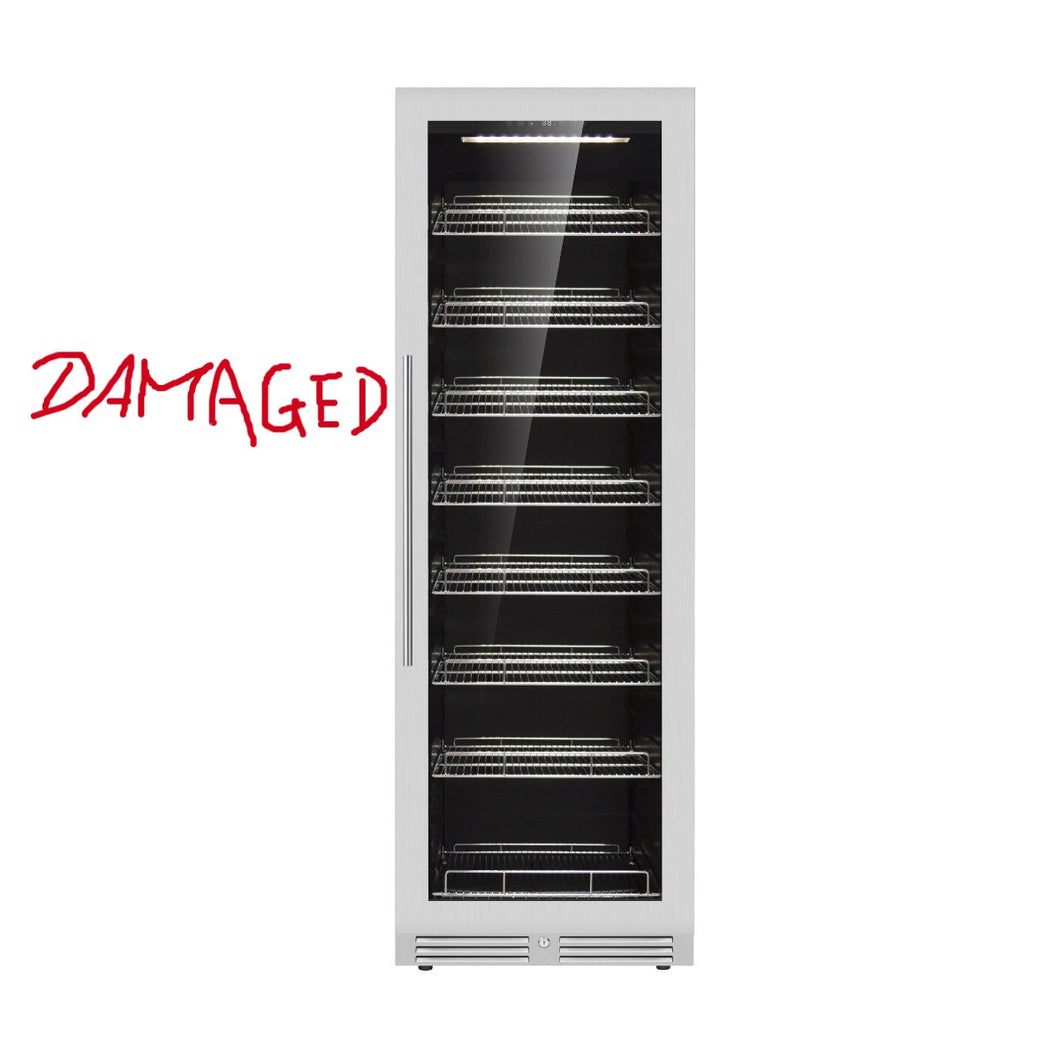 Refurbished 425 Litre Upright Low-E Glass Door Bar Refrigerator