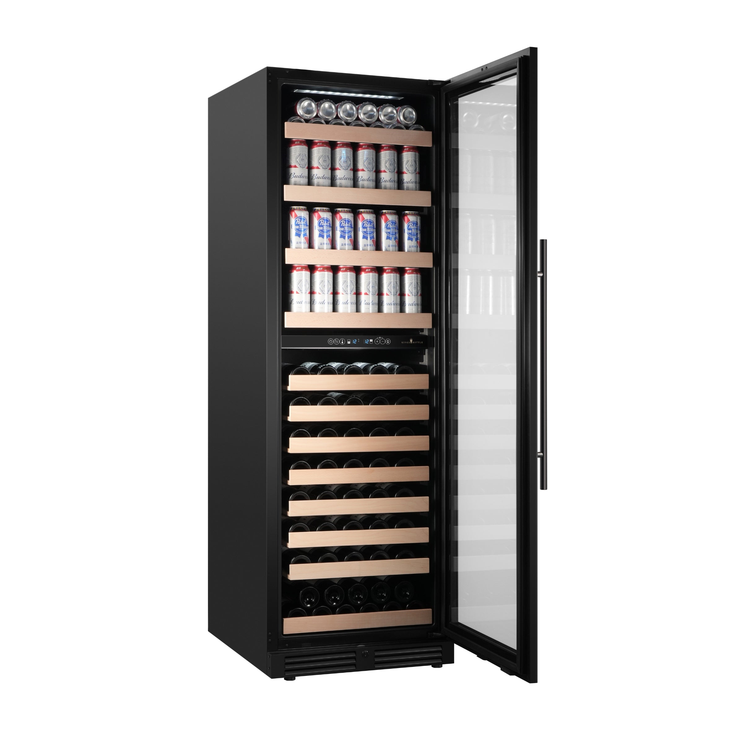 1800mm High Upright Dual Zone Wine and Beverage Center