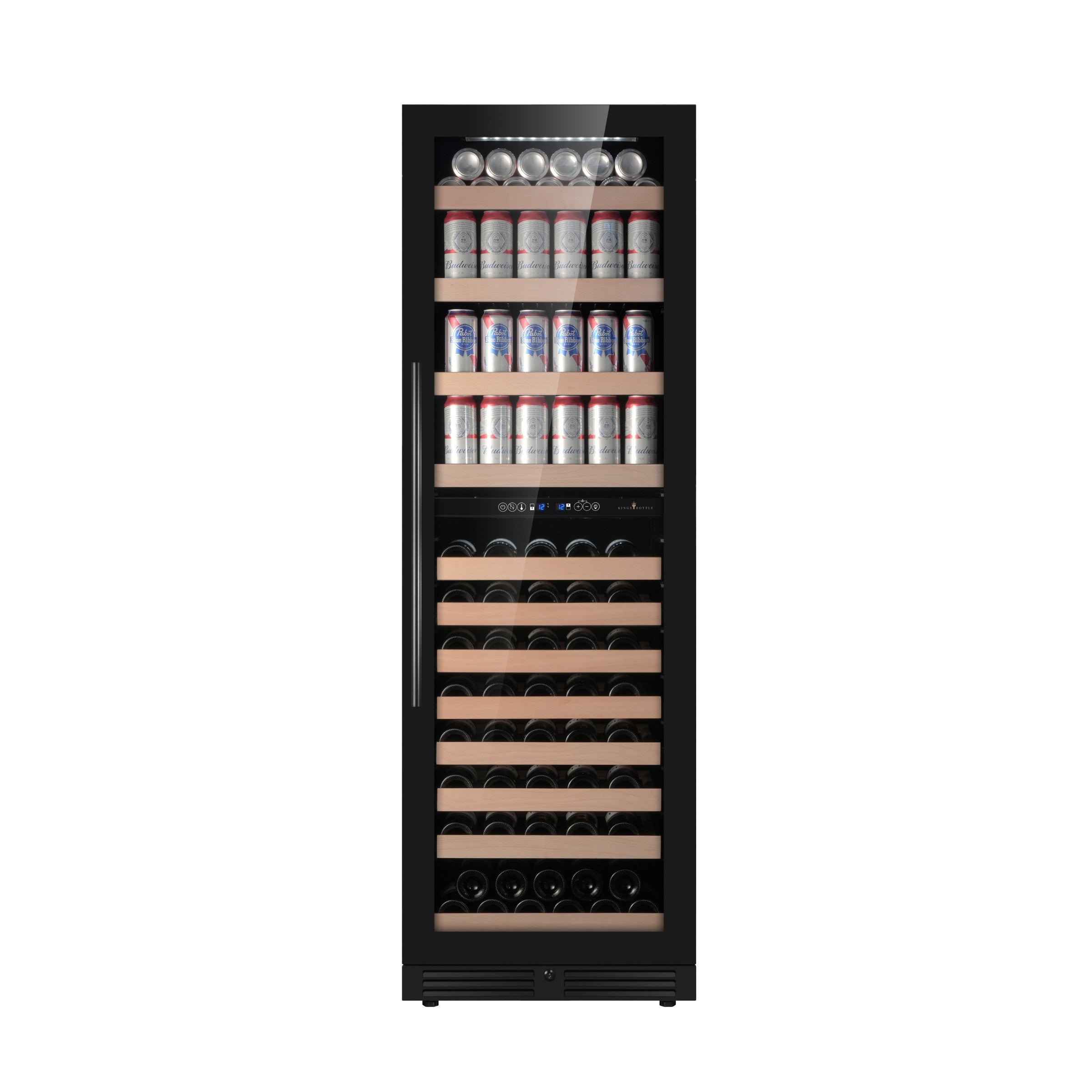 1800mm High Upright Dual Zone Wine and Beverage Center