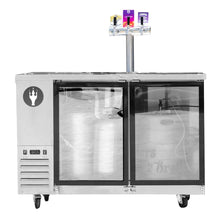 Load image into Gallery viewer, Super Deluxe 2-Door Kegerator - Commercial Grade Beer Dispenser
