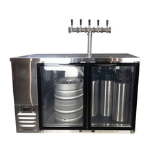 Load image into Gallery viewer, Super Deluxe 2-Door Kegerator - Commercial Grade Beer Dispenser
