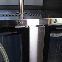 Load image into Gallery viewer, 3-Door Super Deluxe Commercial Grade Kegerator - Premium Draft Beer Dispenser
