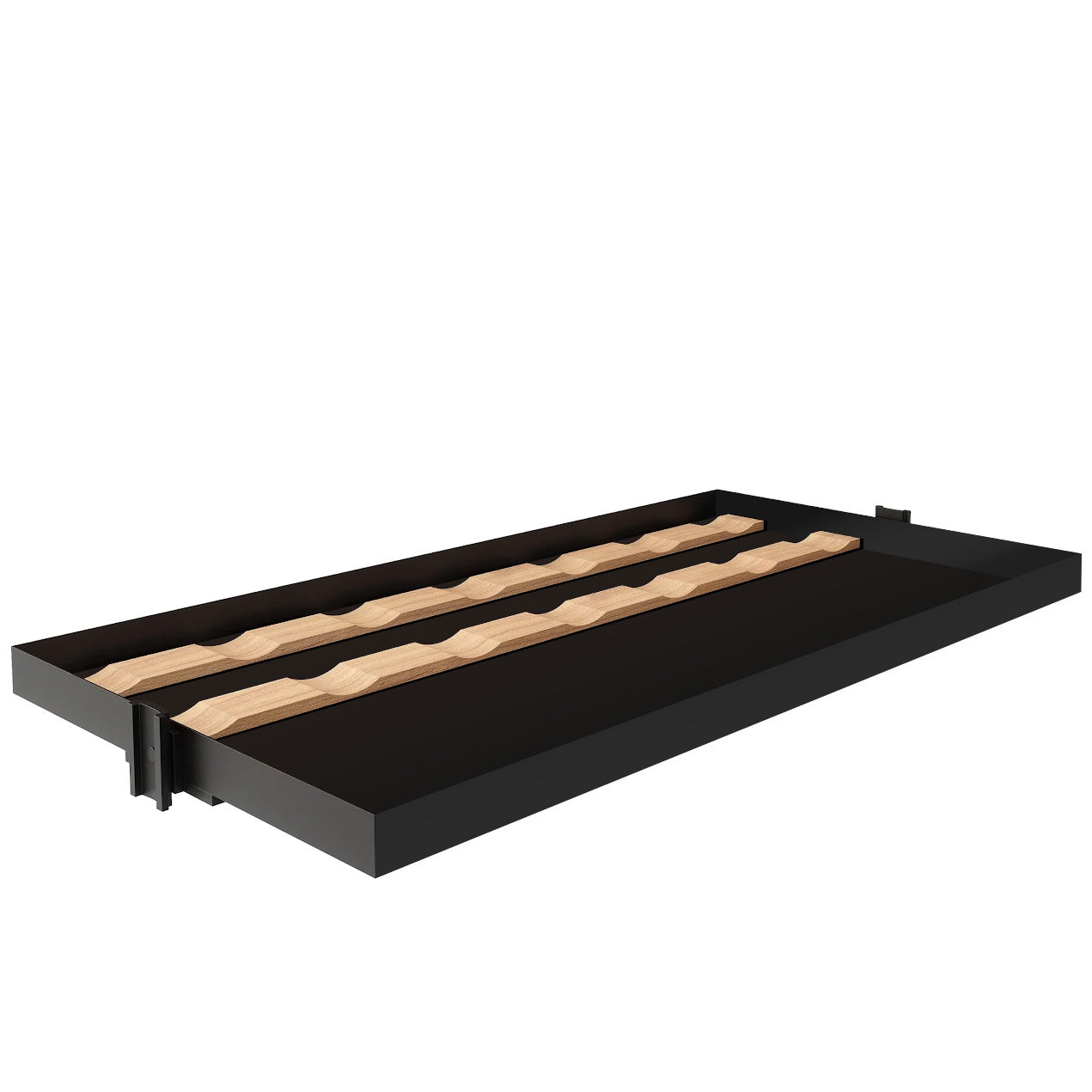 Display Shelf with Wooden Cradle