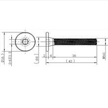 Load image into Gallery viewer, Allen Bolt M6 X 40mm Metric Connector
