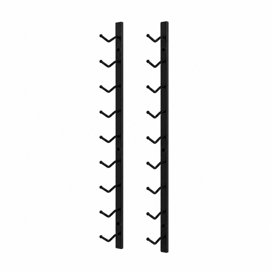 C-Type Label Display Wall Mounted Metal Wine Racks