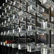 Load image into Gallery viewer, Elegant Acrylic and Metal Wine Racks with LED Lighting
