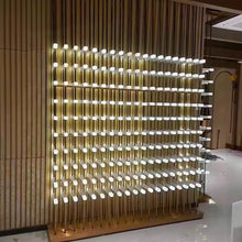 Load image into Gallery viewer, Elegant Acrylic and Metal Wine Racks with LED Lighting

