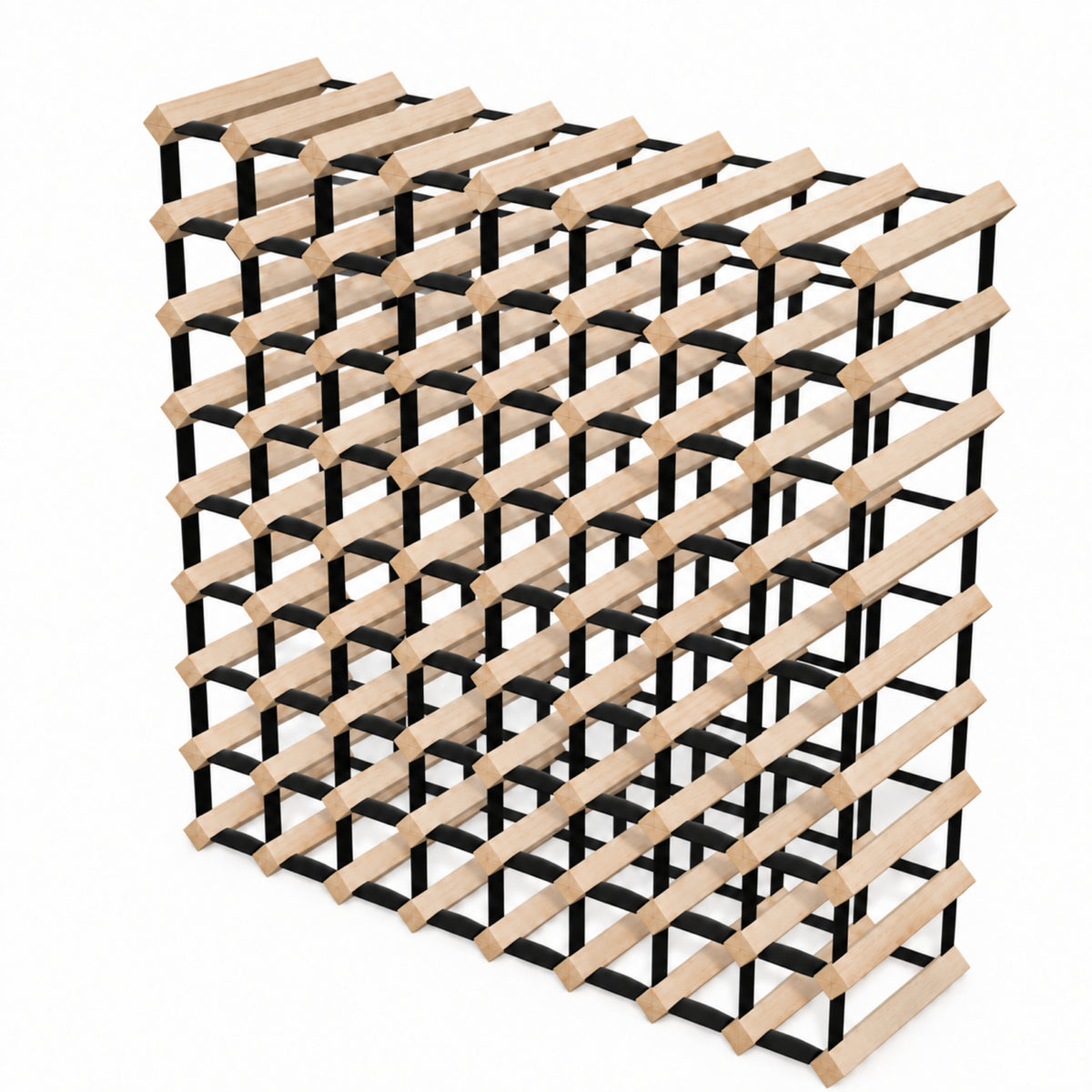 72 Bottle Timber Wine Rack | 8x8 Configuration