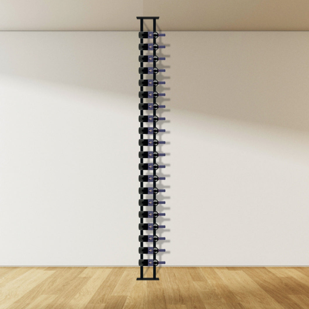 Floor-To-Ceiling Mounted Wine Rack | One-Sided