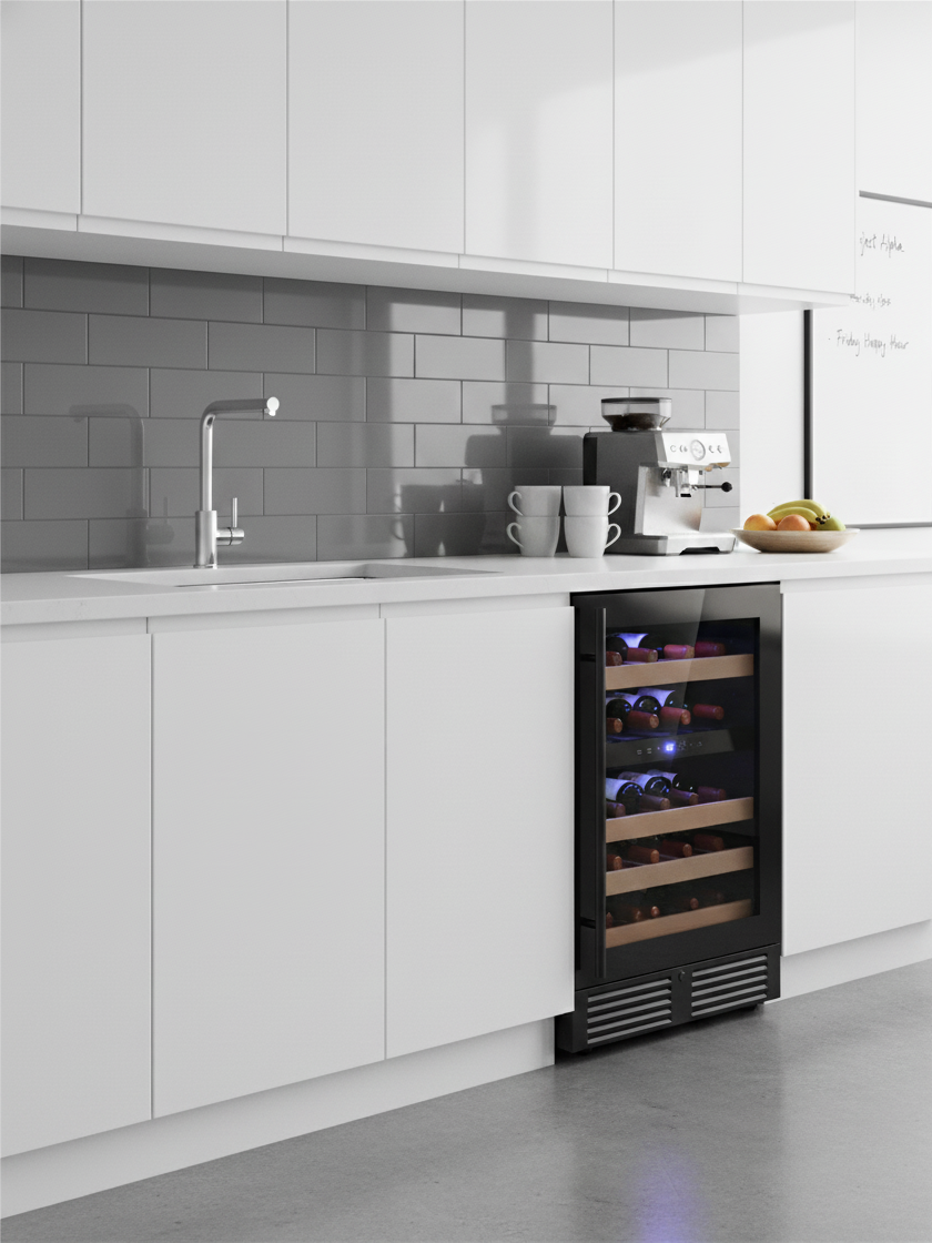 820mm Under Counter Dual Zone Wine Fridge