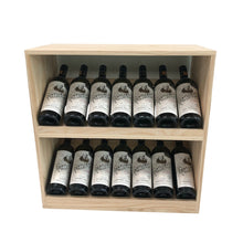 Load image into Gallery viewer, 14 Bottle Display Wine Cube
