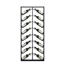 Load image into Gallery viewer, Chevron Iron Wine Rack 700W 1600H
