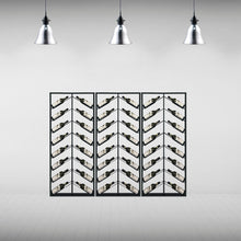 Load image into Gallery viewer, Chevron Iron Wine Rack 700W 1600H
