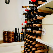 Load image into Gallery viewer, Custom Built Wine Rack | Rustic (Hardwood) Finish | Un-Assembled
