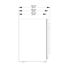Load image into Gallery viewer, 750mm Wide Underbench Low-E Glass Door Wine and Beer Fridge Combo
