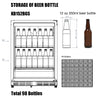 KB152BGS kingsbottle beverage cooler storage capacity of 12 oz beer bottles