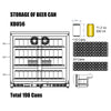 KB56SS kingsbottle beverage cooler storage capacity of 11.2 oz 330ml beer cans 