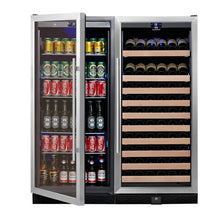 Load image into Gallery viewer, Wine Cooler and Beer Refrigerator Upright Combo | KB308BW2
