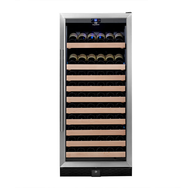 glass door upright wine fridge - KB308WGS