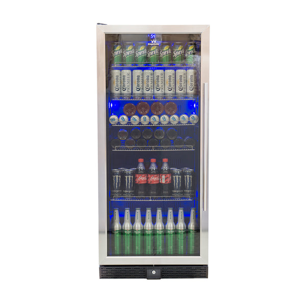 308 Litre Upright Glass Door Bar Fridge