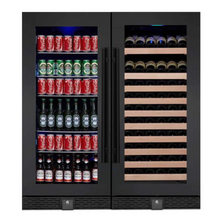 Load image into Gallery viewer, Wine Cooler and Beer Refrigerator Upright Combo | KB308BW2
