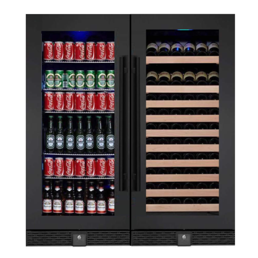 Wine Cooler and Beer Refrigerator Upright Combo | KB308BW2