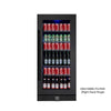 308 Litre Upright Glass Door Bar Fridge