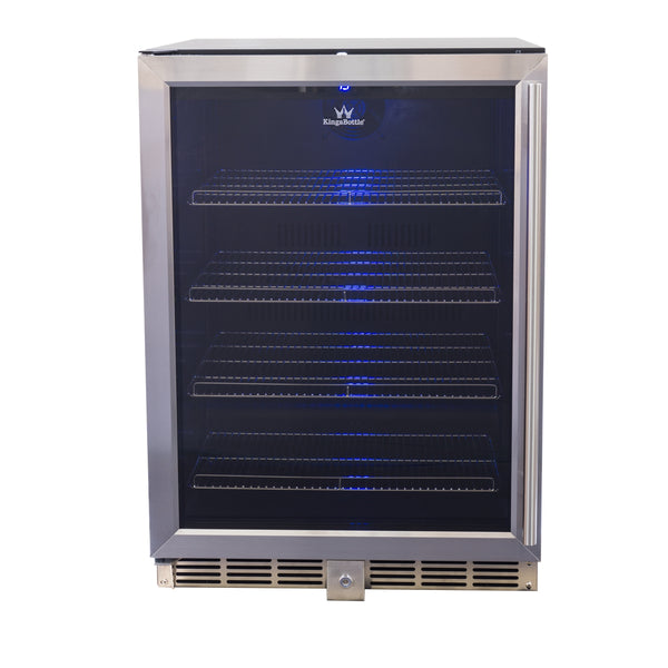 152 Litre Under Bench Glass Door Beer Fridge