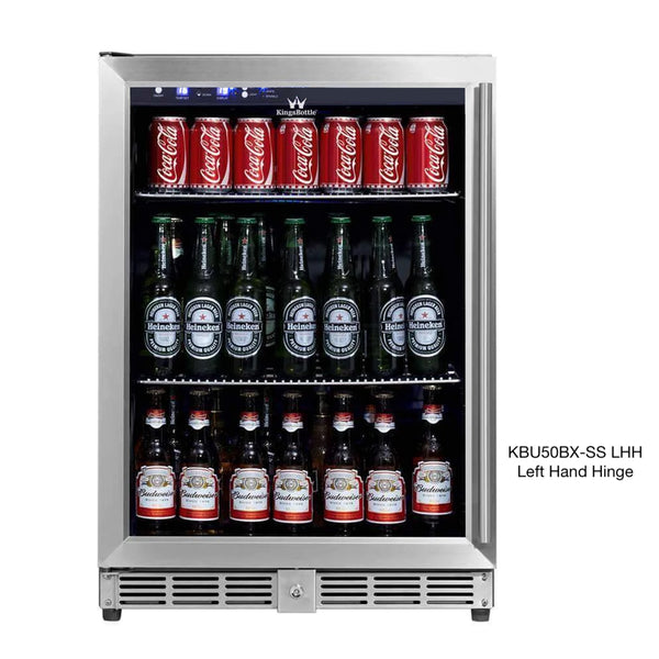 152 Litre Under Bench Glass Door Beer Fridge