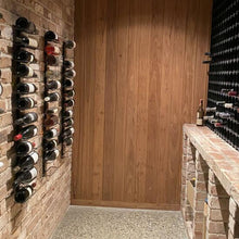 Load image into Gallery viewer, Wall Mounted Metal Rail Wine Racks | 1-Bottle Depth
