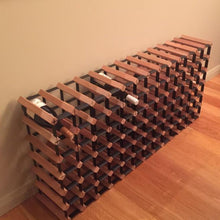 Load image into Gallery viewer, Custom Built Wine Rack | Rustic (Hardwood) Finish | Pre-Assembled
