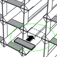 Load image into Gallery viewer, Wine Rack System Horizontal Connector Piece
