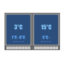 Load image into Gallery viewer, Wine Fridge and Beer Refrigerator COMBO - Under Bench
