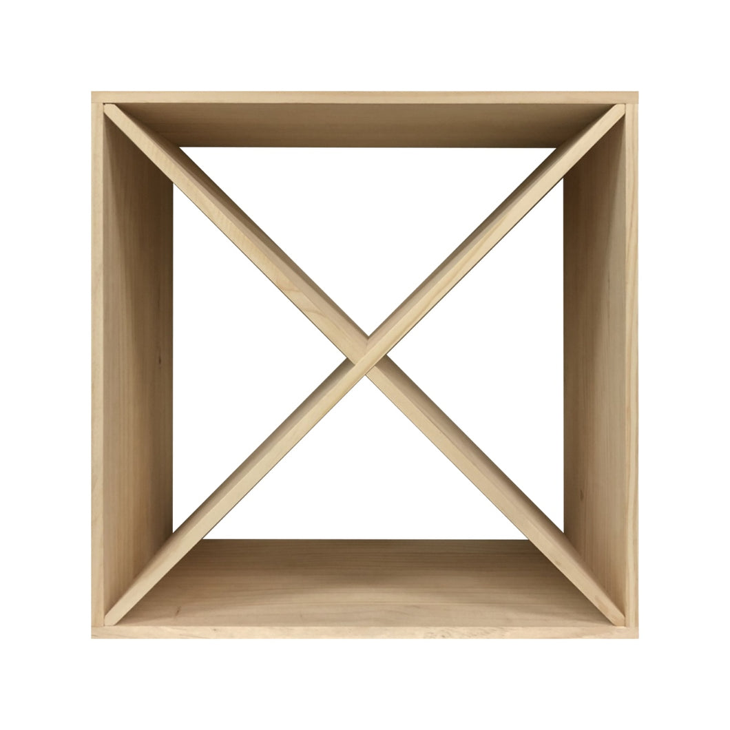 24 Bottle Compact Cross Wine Cube