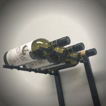 Load image into Gallery viewer, Wall Mounted Metal Rail Wine Racks | 3-Bottle Depth
