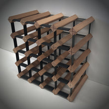 Load image into Gallery viewer, 20 Bottle Timber Wine Rack | 4x4 Configuration
