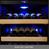 308 Litre Upright Glass Door Wine Fridge