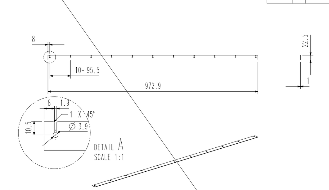 Metal Bar Strap