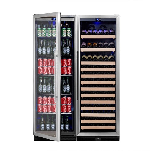 WINE & BEVERAGE REFRIGERATOR UPRIGHT COMBO | KB405COMBO